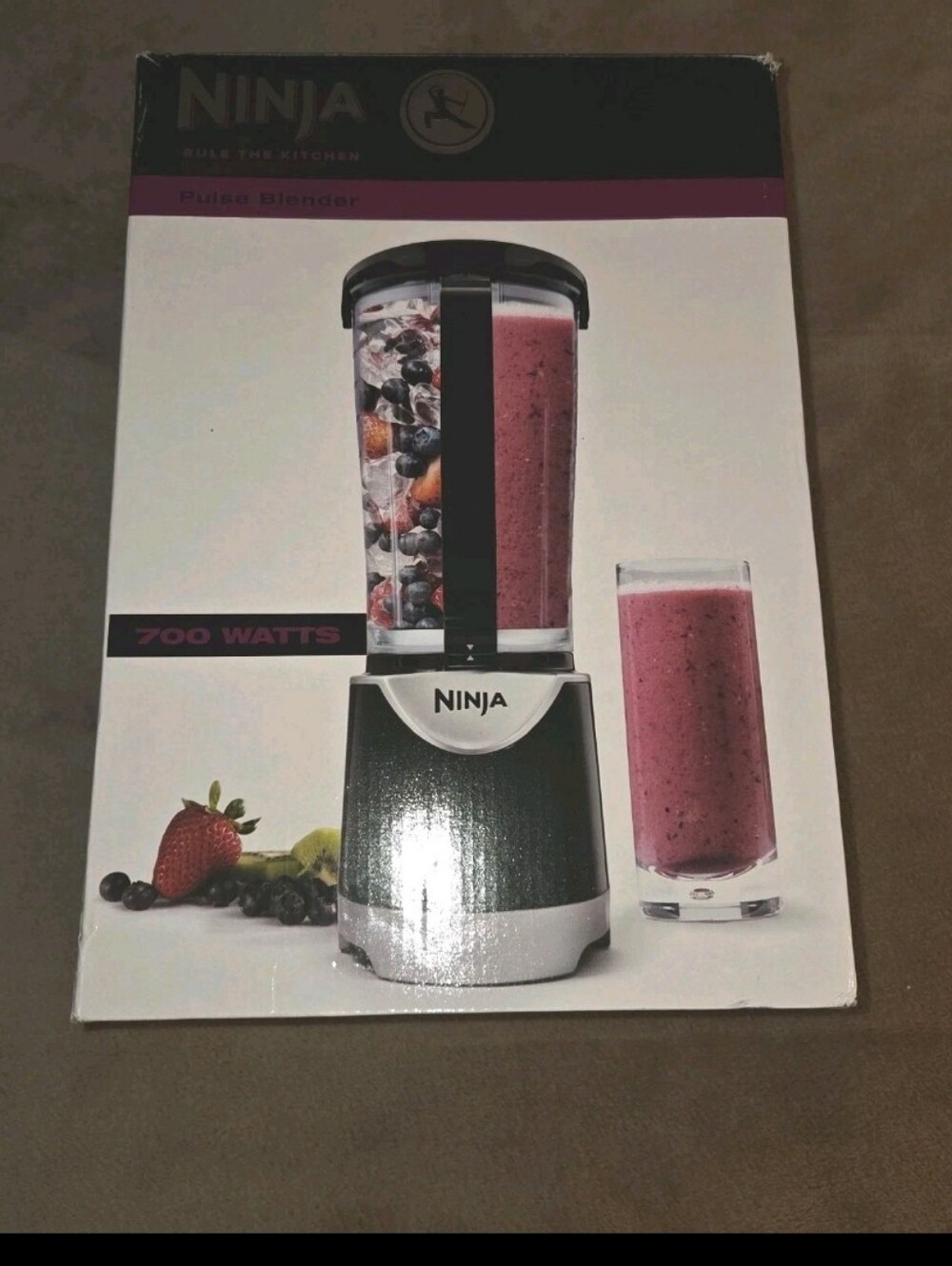 Ninja Pulse Black Blender 700 Watt BL250 Extra Large 48 Oz. Pitcher‎